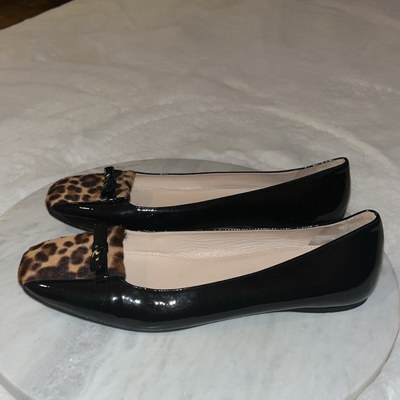 Prada Black Patent Leather Loafer Flats 39.5 - Picture 4 of 11